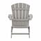 Flash Furniture Gray All-Weather Folding Adirondack Chairs, PK 2 2-JJ-C14505-GY-GG - alternate 7